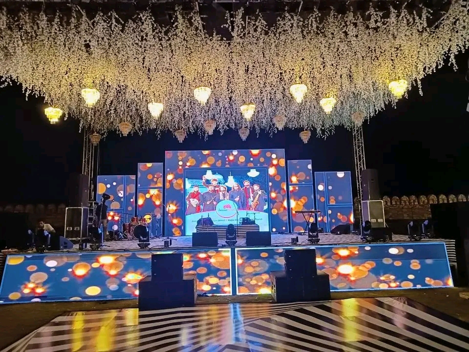 Chandelier & Blossom Sangeet