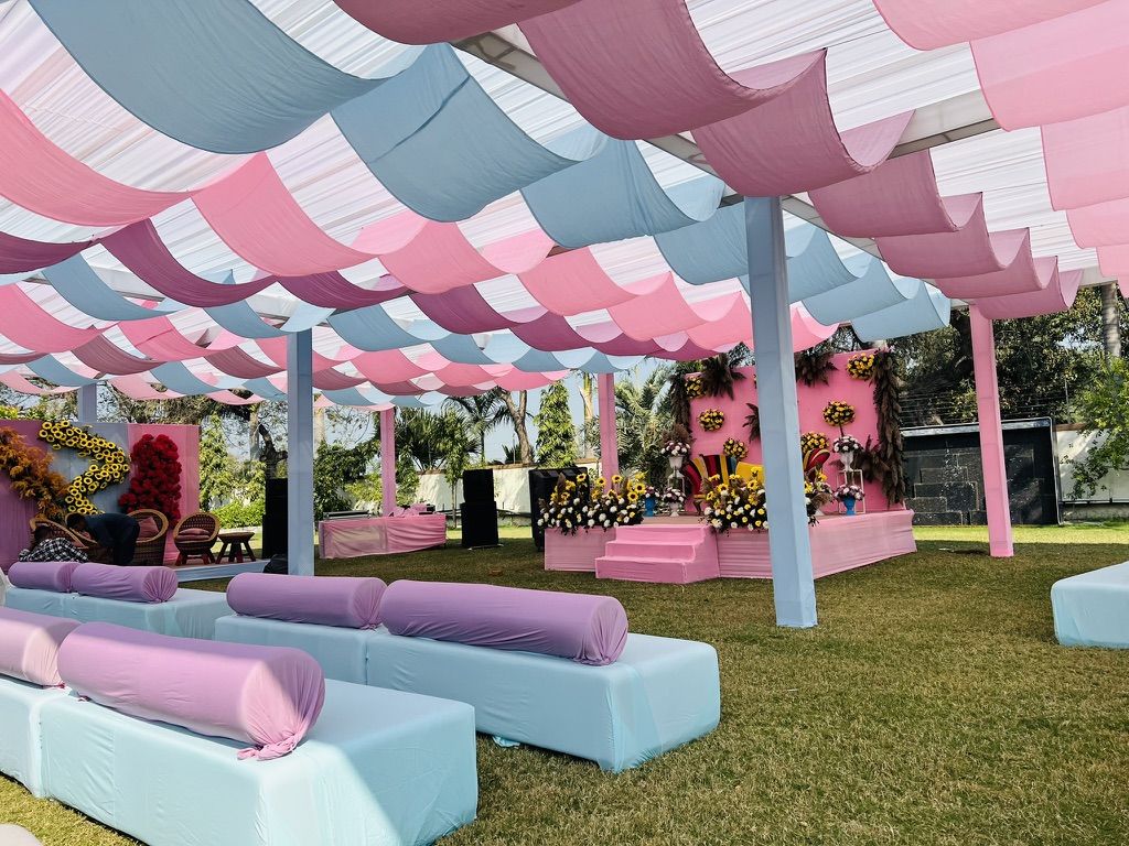 Pink & Blue Carnival Haldi